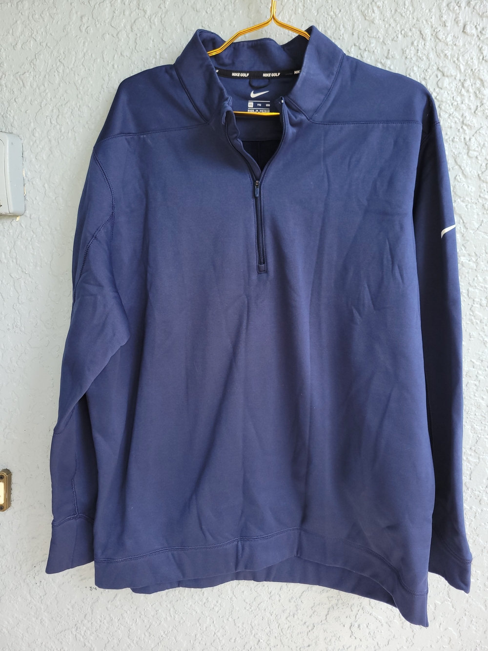 Nike Men's Navy Quarter-Zip NIKE Golf Pullover Jacket Size XXL